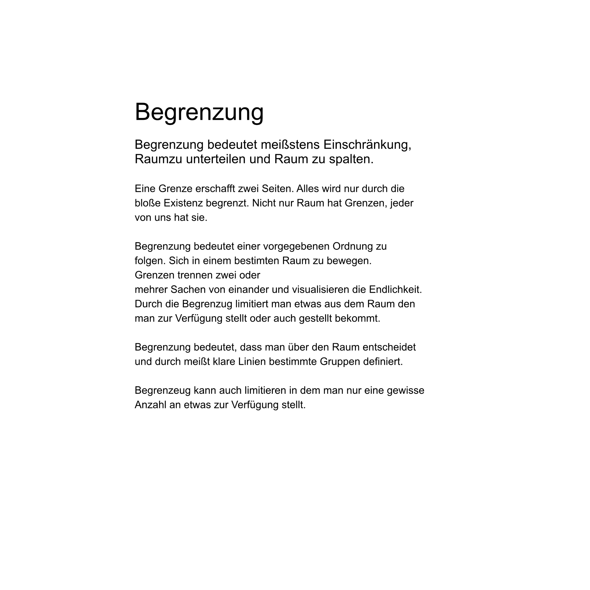 Typografie Komposition 3